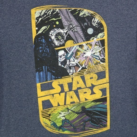 Star‎ Wars Darth Vader T-Shirt Shirt Blue L Large - Picture 5 of 7